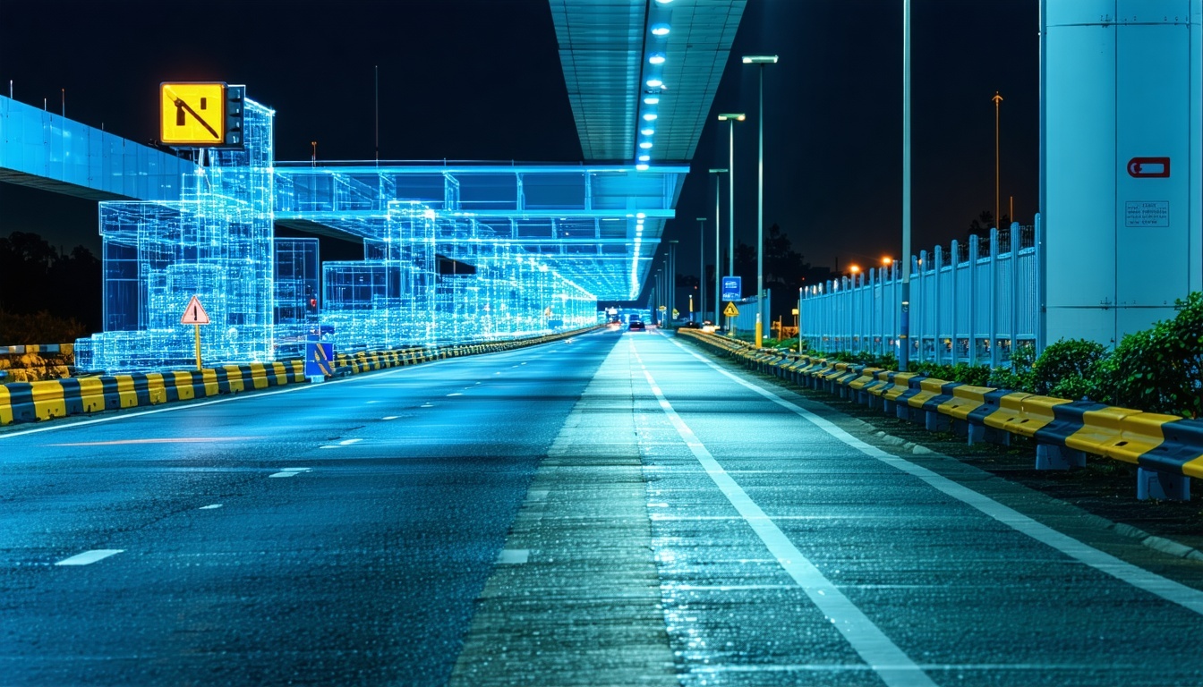 Smart toll system technology in use